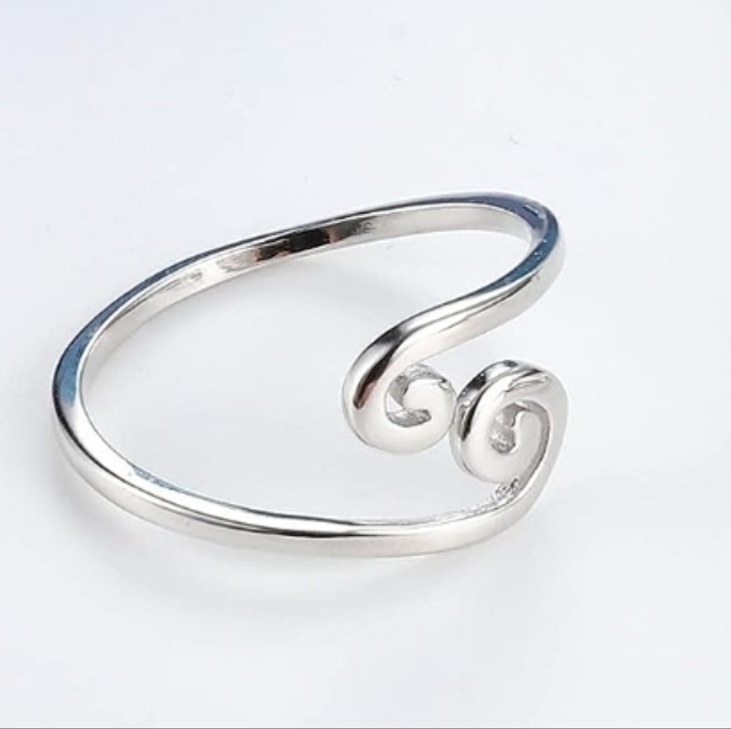 Solid Sterling Silver .925 Toe Ring. 3 Different Types.